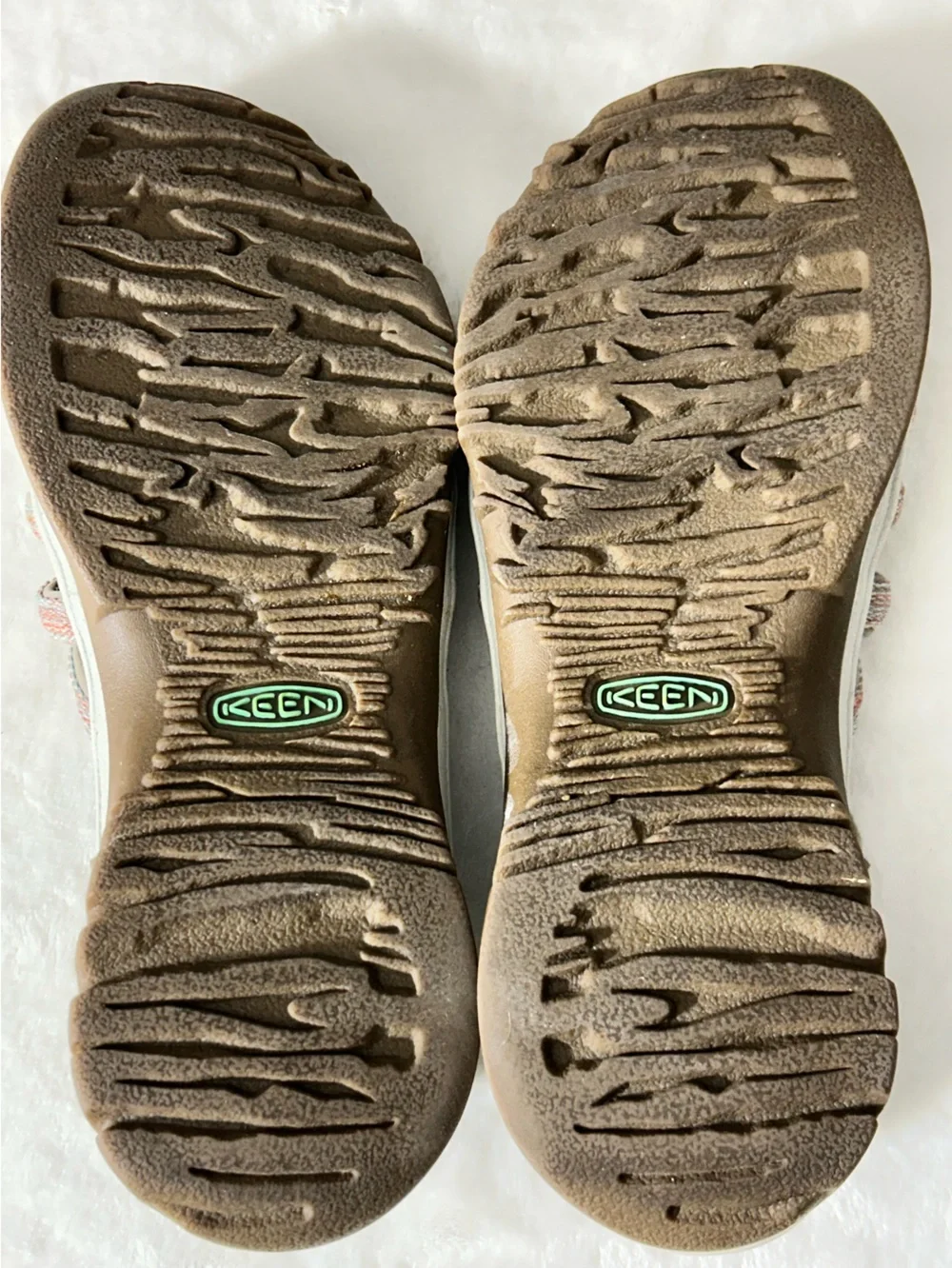 Keen Whisper Women's Taupe Salmon Teal Outdoor Waterproof Strap Sandals Size 10 - Picture 10 of 10